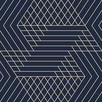 klassiek luxe naadloos patroon met geometrische lijnen vector