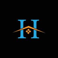 letter h logo sjabloon vector