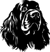 cocker spaniel - hoog kwaliteit logo - illustratie ideaal voor t-shirt grafisch vector