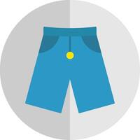 shorts vlak schaal icoon vector