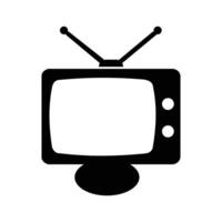 TV pictogrammen set. televisie icoon vector