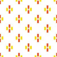 naadloos patroon abstract kruis oranje kleur achtergrond, gemakkelijk etnisch textiel patroon . vector