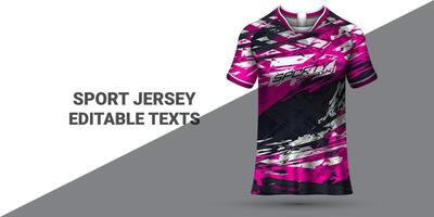 sport- Jersey sjabloon sport- t-shirt ontwerp sport- Jersey ontwerp uniform concept vector