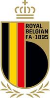 de logo van de nationaal Amerikaans voetbal team van belgie vector