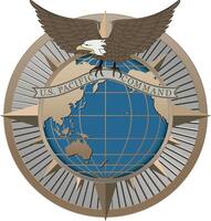 embleem van Verenigde staten indo-pacific commando vector