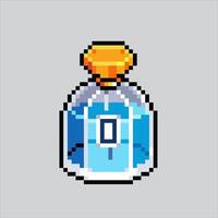 pixel kunst illustratie parfum. korrelig parfum. geurig parfum korrelig voor de pixel kunst spel en icoon voor website en spel. vector
