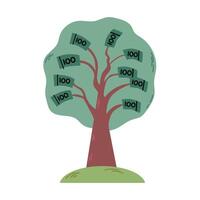 geld boom icoon clip art avatar logotype geïsoleerd vector