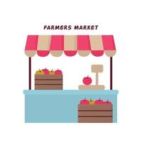 boeren markt icoon clip art avatar logotype geïsoleerd illustratie vector