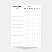 gewoonte volger, gewoonte tracker pdf, dagelijks gewoonte tracker, dagelijks gewoonten tracker, wekelijks gewoonte volger, productief gewoonte volger, eenvoudig gewoonte tracker vector