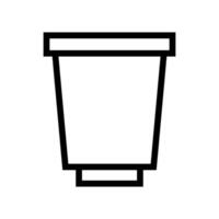 koffie capsule icoon Aan wit achtergrond vector