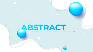 abstract wit blauw vloeistof achtergrond. meetkundig samenstelling behang. illustratie vector