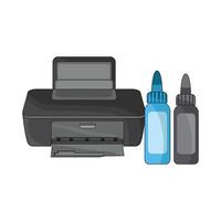 illustratie van printer vector