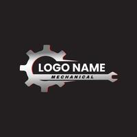 mechanisch icoon automotive symbool logo ontwerp vector