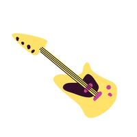 elektrisch gitaar muziek- rots instrument geïsoleerd vector
