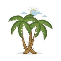 palmboom illustratie vector