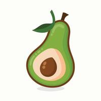 avocado fruit illustratie vector