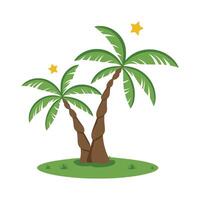 palmboom illustratie vector