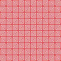 rood en wit naadloos abstract meetkundig overlappende pleinen patroon vector