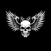 schedel met Vleugels - hoog kwaliteit logo - illustratie ideaal voor t-shirt grafisch vector