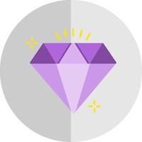 diamant vlak schaal icoon vector