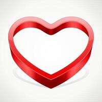 elegant valentijnsdag dag kaart ontwerp met hart motief vector
