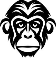 chimpansee - hoog kwaliteit logo - illustratie ideaal voor t-shirt grafisch vector