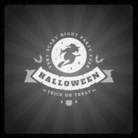 halloween illustratie Aan film einde scherm vector