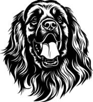 leonberger - hoog kwaliteit logo - illustratie ideaal voor t-shirt grafisch vector