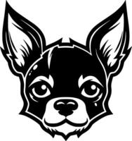 chihuahua - minimalistische en vlak logo - illustratie vector