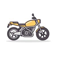modern motorfiets icoon ontwerp vlak ontwerp vector