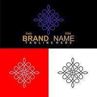 luxe schoonheid Dames spa modern logo ontwerp vector