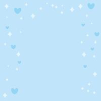 valentijnsdag dag achtergrond met blauw harten ontwerp vector