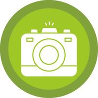 foto camera glyph multi cirkel icoon vector