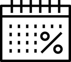 kalender icoon symbool beeld voor schema of afspraak vector