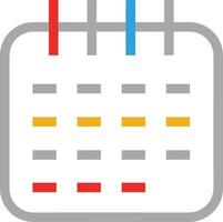 kalender icoon symbool beeld voor schema of afspraak vector