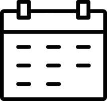 kalender icoon symbool beeld voor schema of afspraak vector