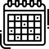 kalender icoon symbool beeld voor schema of afspraak vector