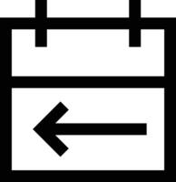 kalender icoon symbool beeld voor schema of afspraak vector