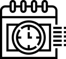 kalender icoon symbool beeld voor schema of afspraak vector