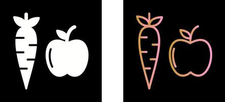 fruit en groenten icoon ontwerp vector