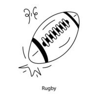 trendy rugbyconcepten vector