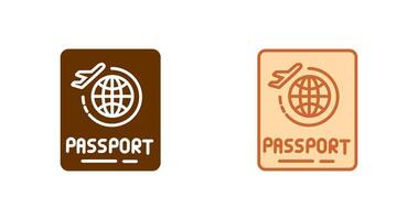 paspoort pictogram ontwerp vector
