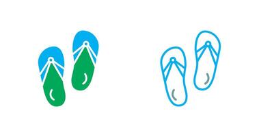 slippers icoon ontwerp vector