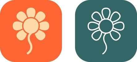 klein bloemen icoon ontwerp vector