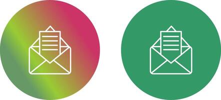 e-mail documenten icoon ontwerp vector