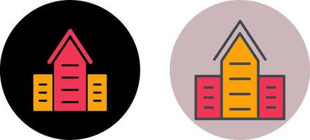 gebouw pictogram ontwerp vector