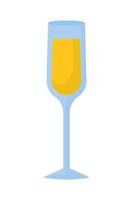 champagne glas ontwerp vector