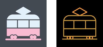 tram icoon ontwerp vector