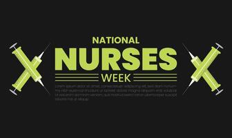 nationaal verpleegsters week mededogen in actie omarmen vector