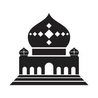 islamitisch logo, moskee vector